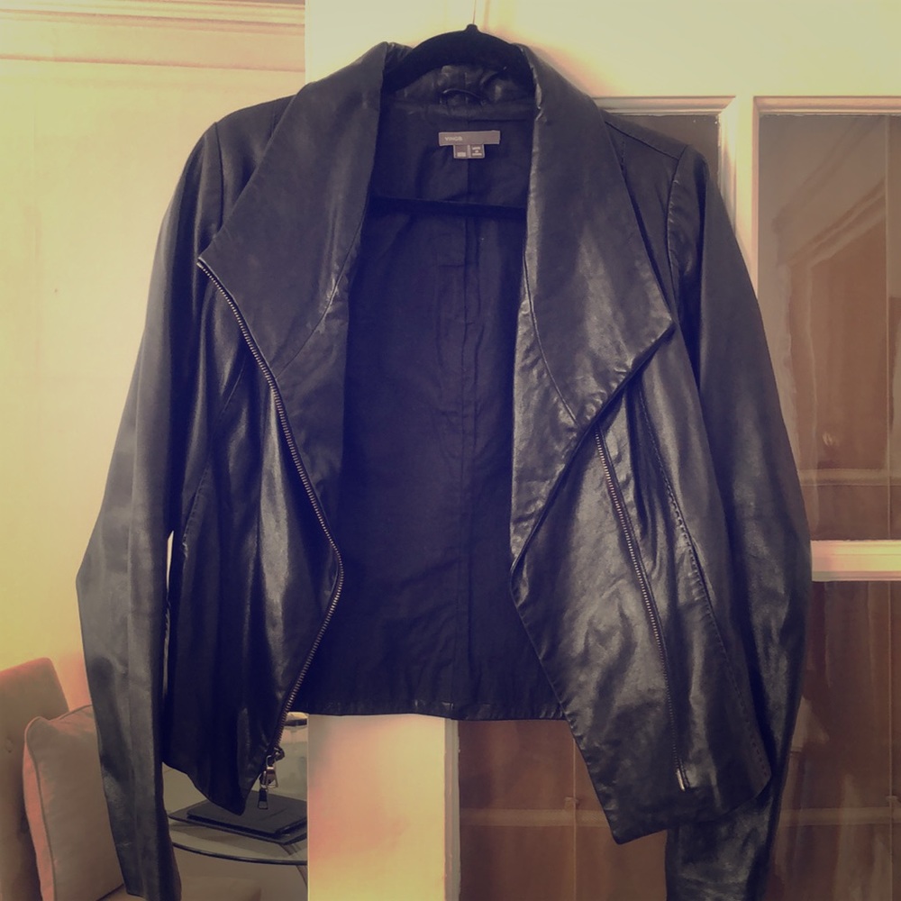 Vince medium leather jacket